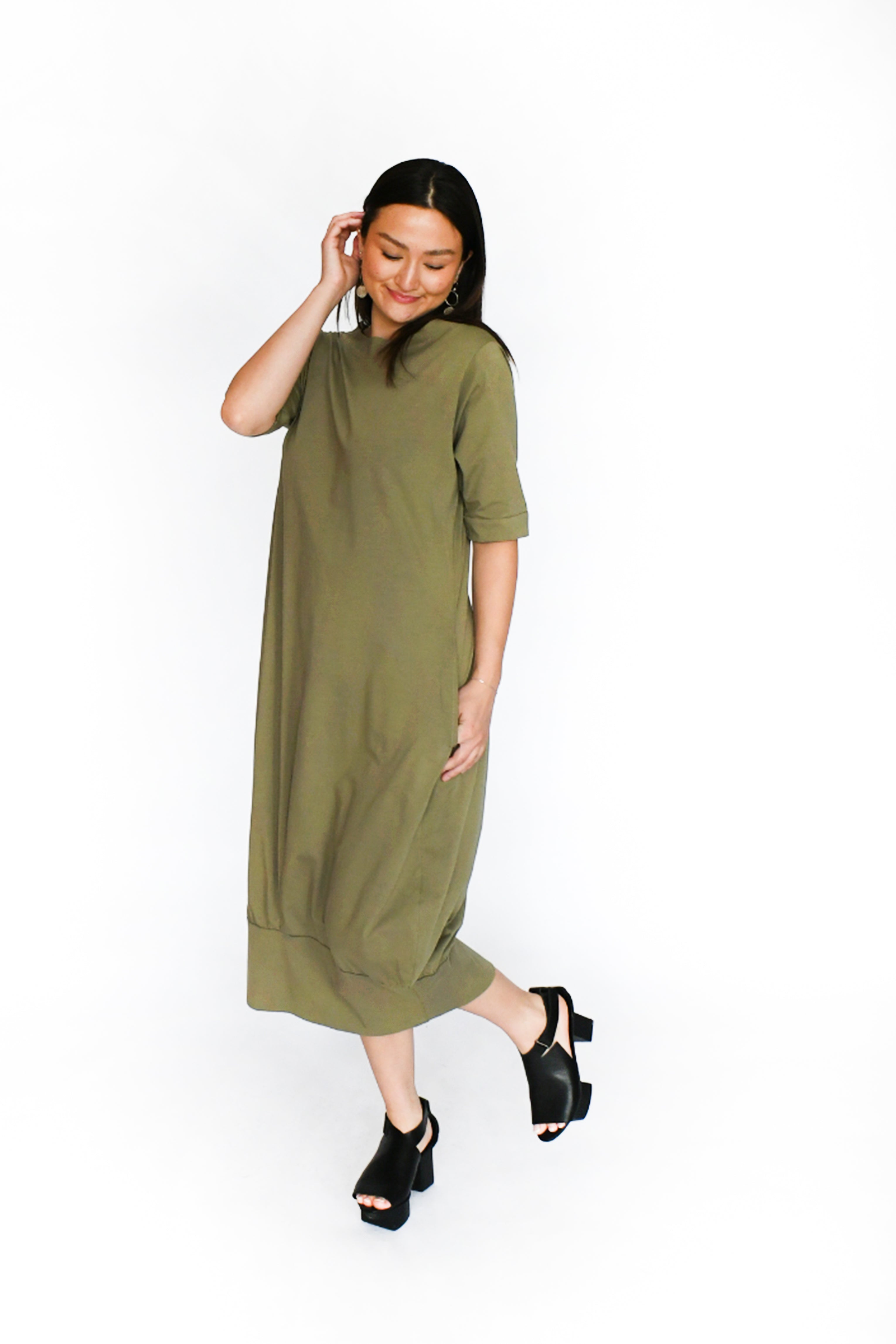 sort aarhus dress SA3104 Olive Cool machine wash Sort Style:N55C2913 Anime blue suit | earlyaccess