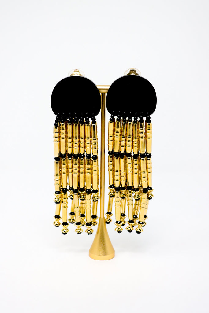 Michaela Malin Cascade Gold Earrings | ATELIER957