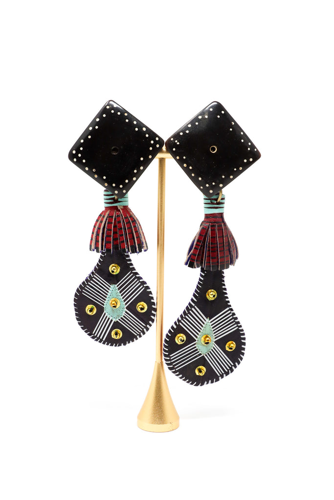 Sally Bass Nocturne Clip-On Earrings I ATELIER957