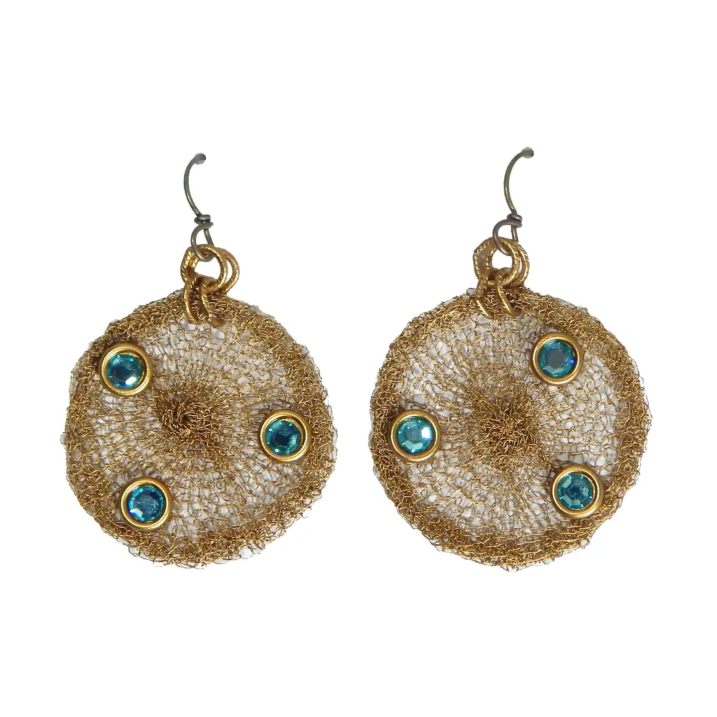 Sarah Cavender Spiderweb Circle Earrings | ATELIER957