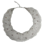 Sarah Cavender crocheted Look Collar With Scattered Crystals | ATELIER957