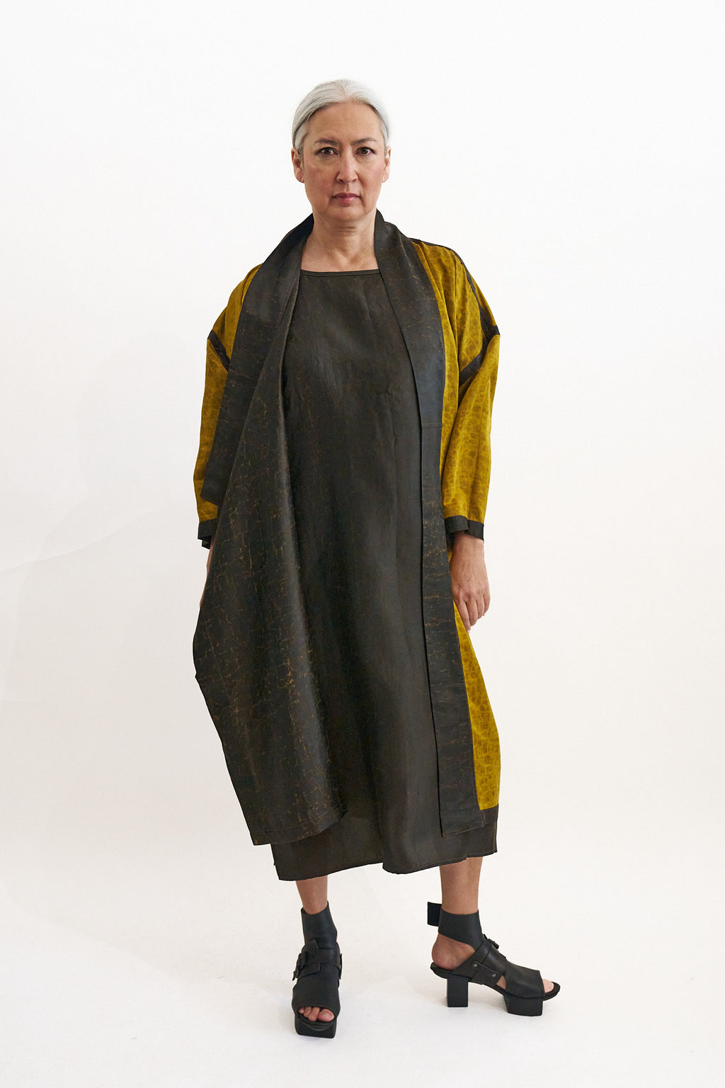 Noir Mud Silk Reversible Jacket