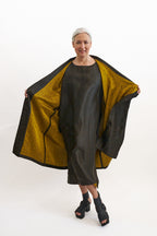 Noir Mud Silk Reversible Jacket | ATELIER957