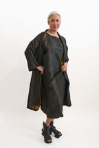 Noir Mud Silk Reversible Jacket | ATELIER957