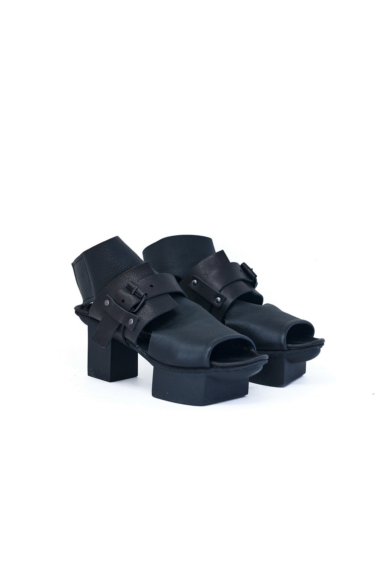 Trippen Forecast Black Sandals | ATELIER957