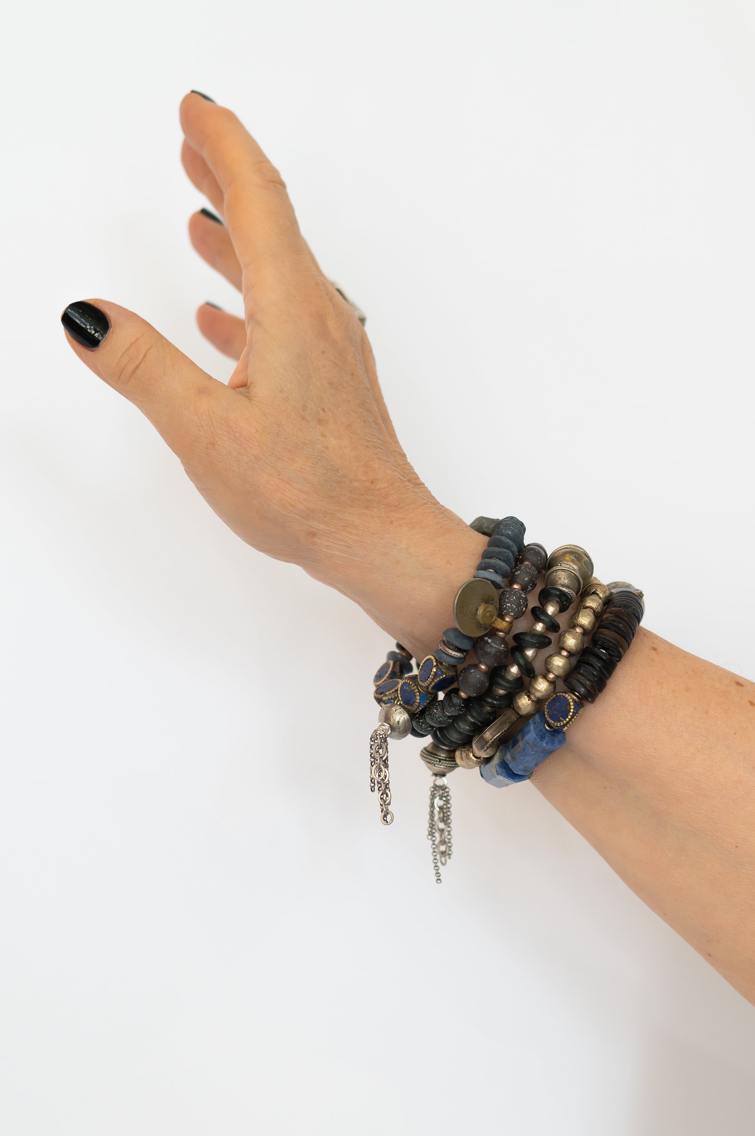Mya Lambrecht Blue Bracelet Set