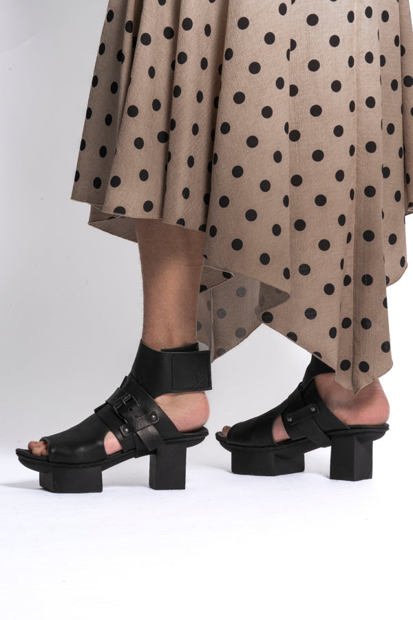 Trippen Forecast Black Sandals | ATELIER957
