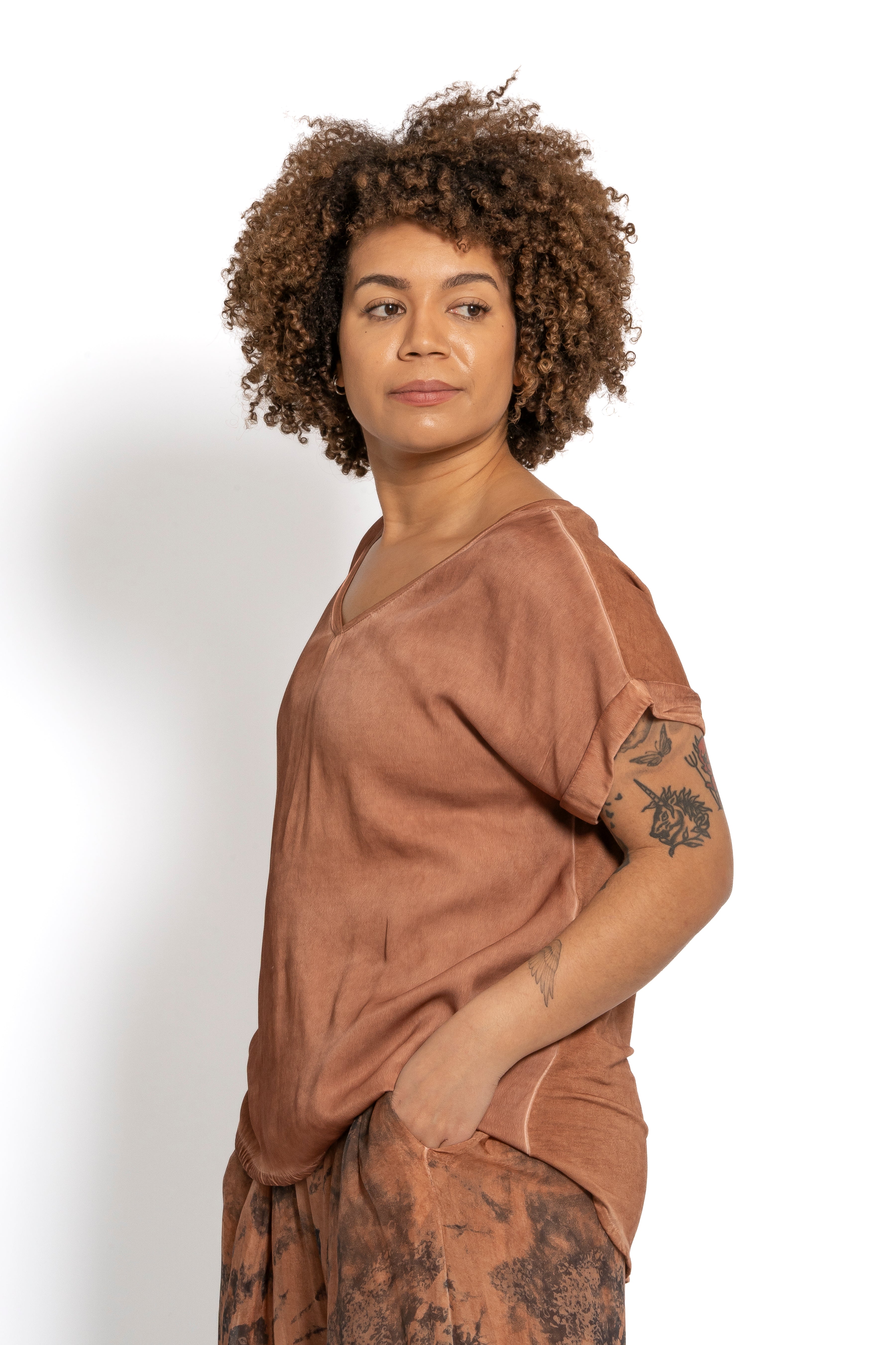 sanctamuerte S358 Scollo Top | ATELIER957