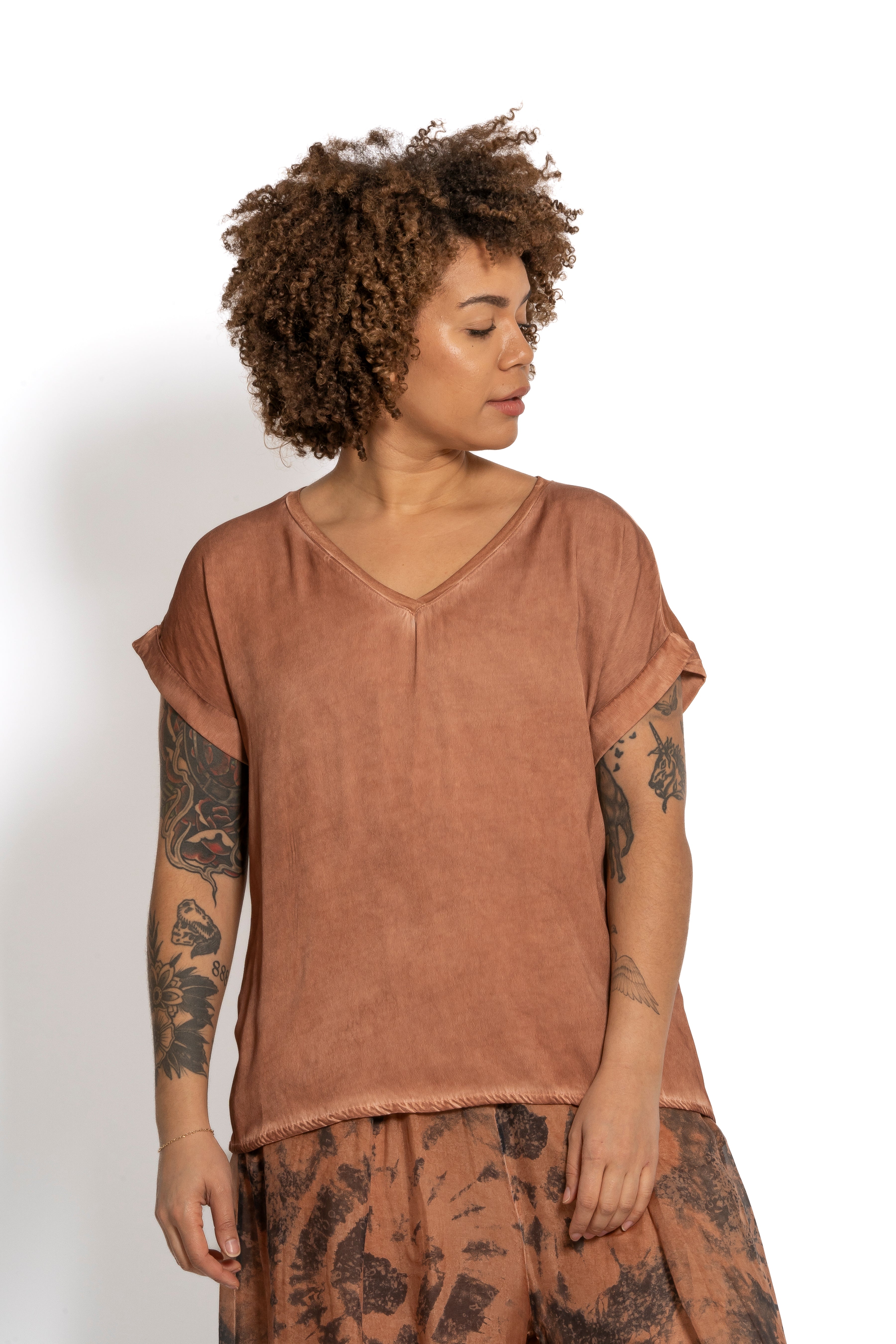 sanctamuerte S358 Scollo Top | ATELIER957