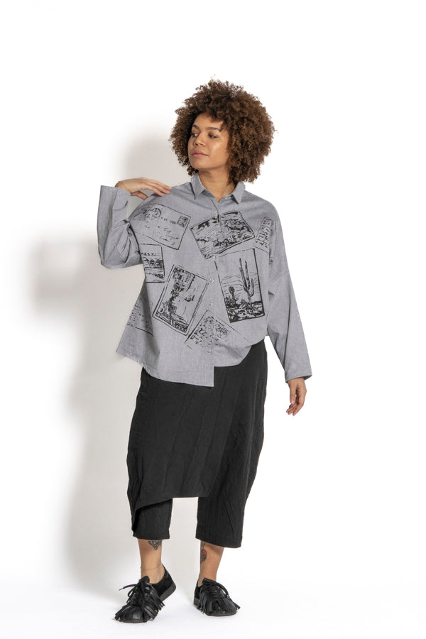 Paper Temples Asymo Shirt | ATELIER957