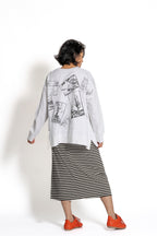 Paper Temples Stripe Skirt | ATELIER957
