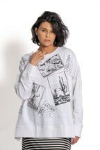 Paper Temples Postcard Sweatshirt | ATELIER957