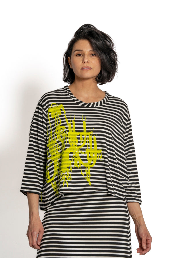 Paper Temples Stripe T-Shirt | ATELIER957