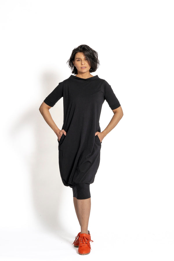 SORT AARHUS SA3104 Black Dress - XS SORT AARHUS SA3104 Black Dress - XS