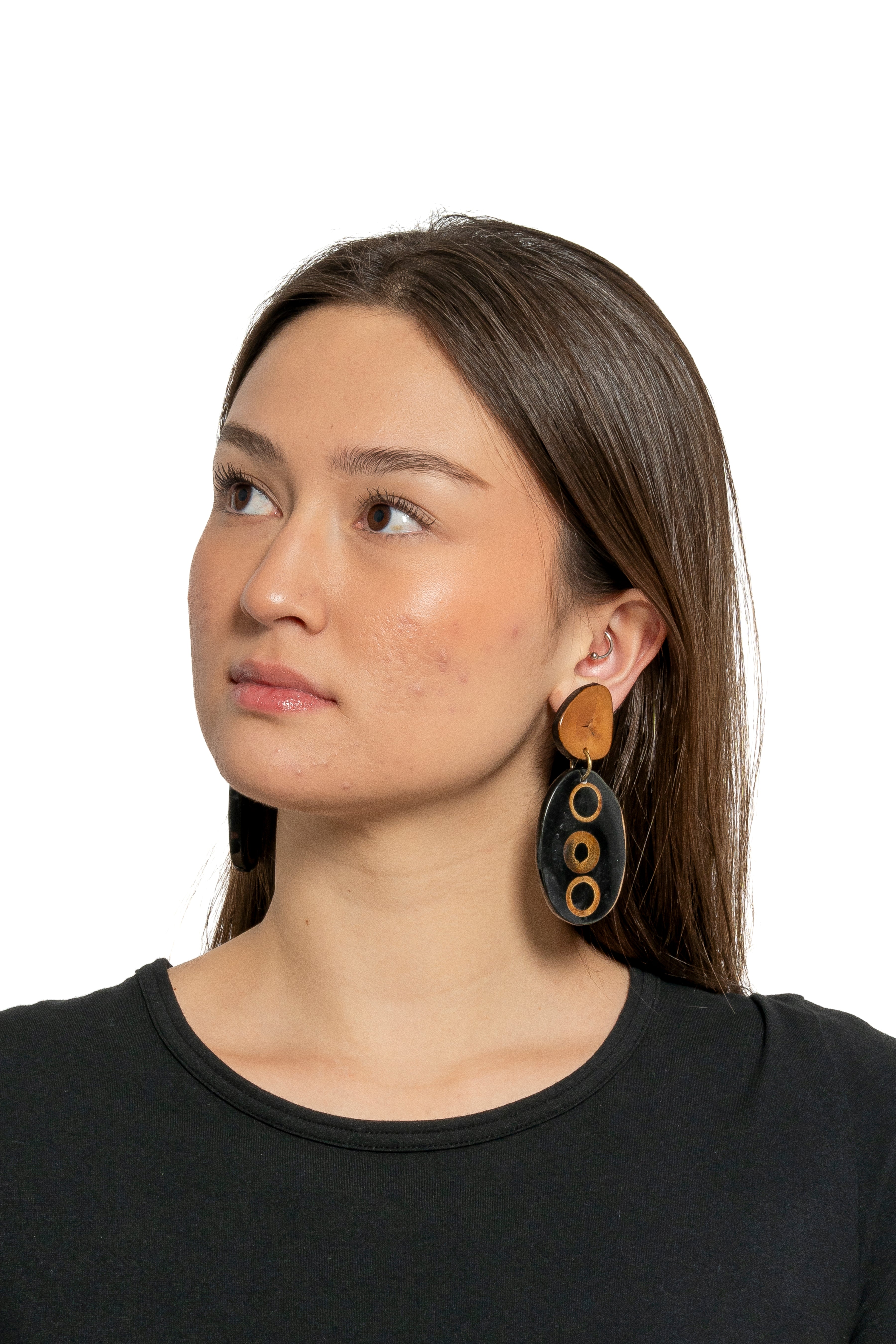 Sally Bass Cinnamon Clip-On Earrings | ATELIER957