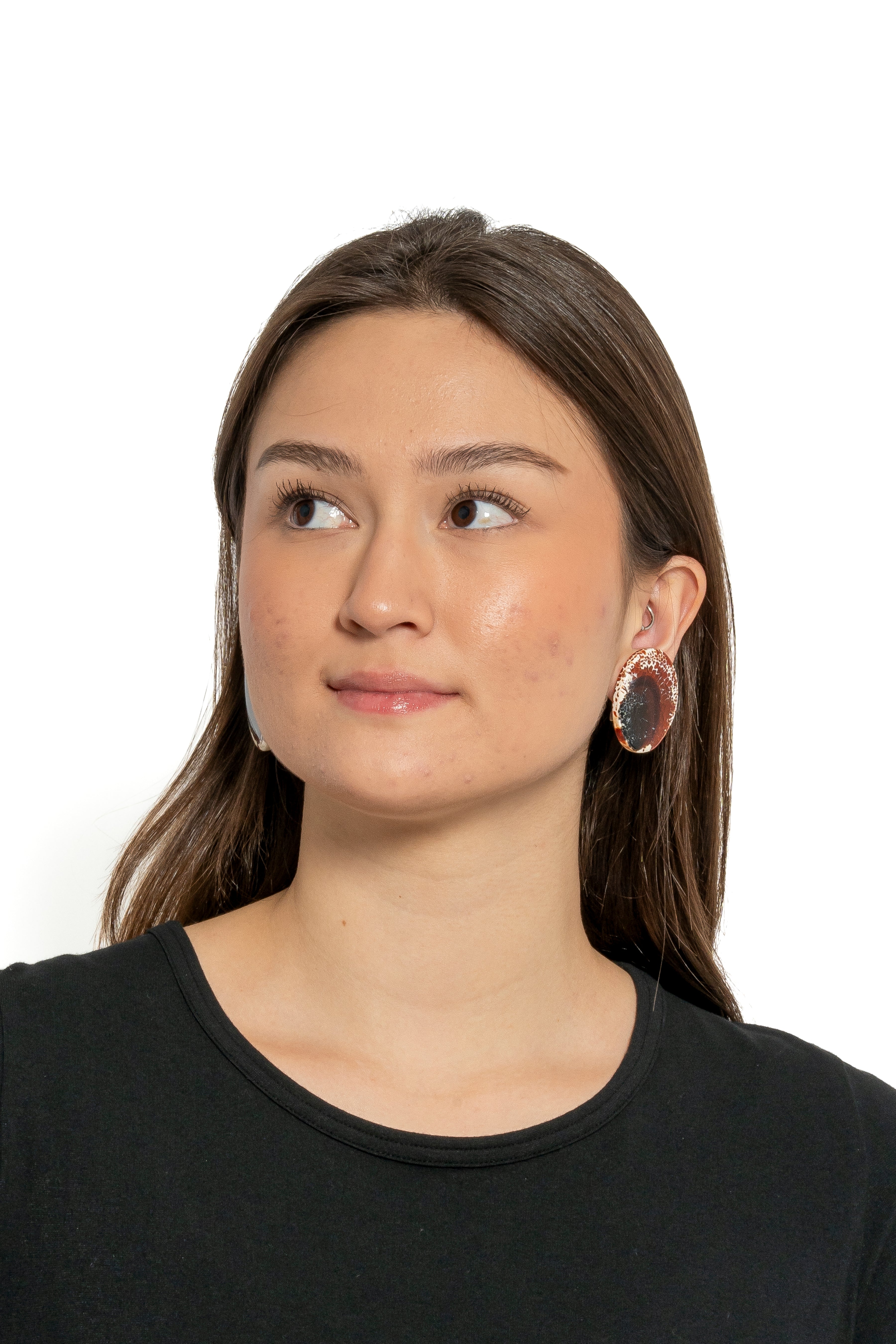 Sally Bass Agate Clip-On Earrings | ATELIER957