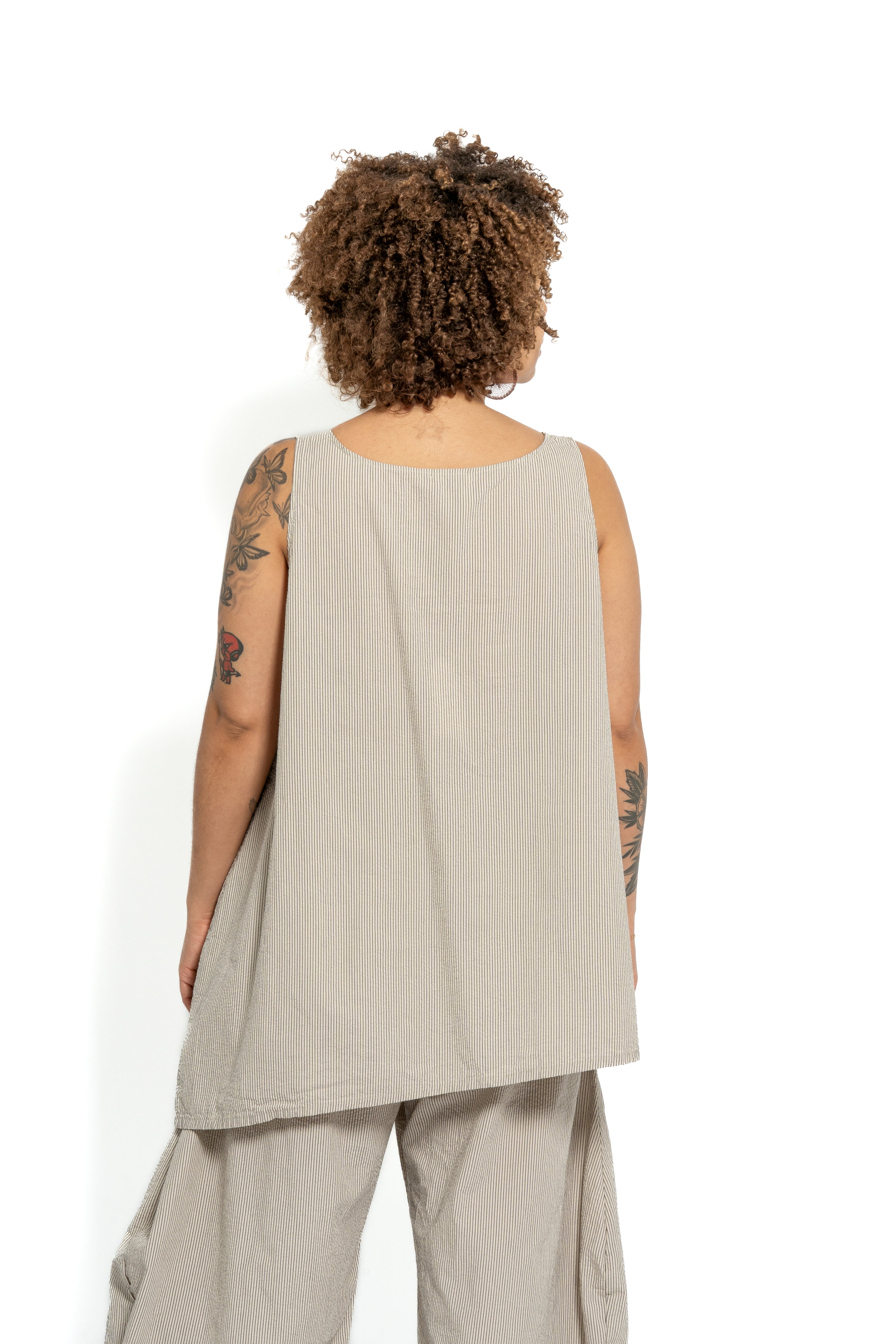 Krista Larson Basic Seersucker Top | ATELIER957
