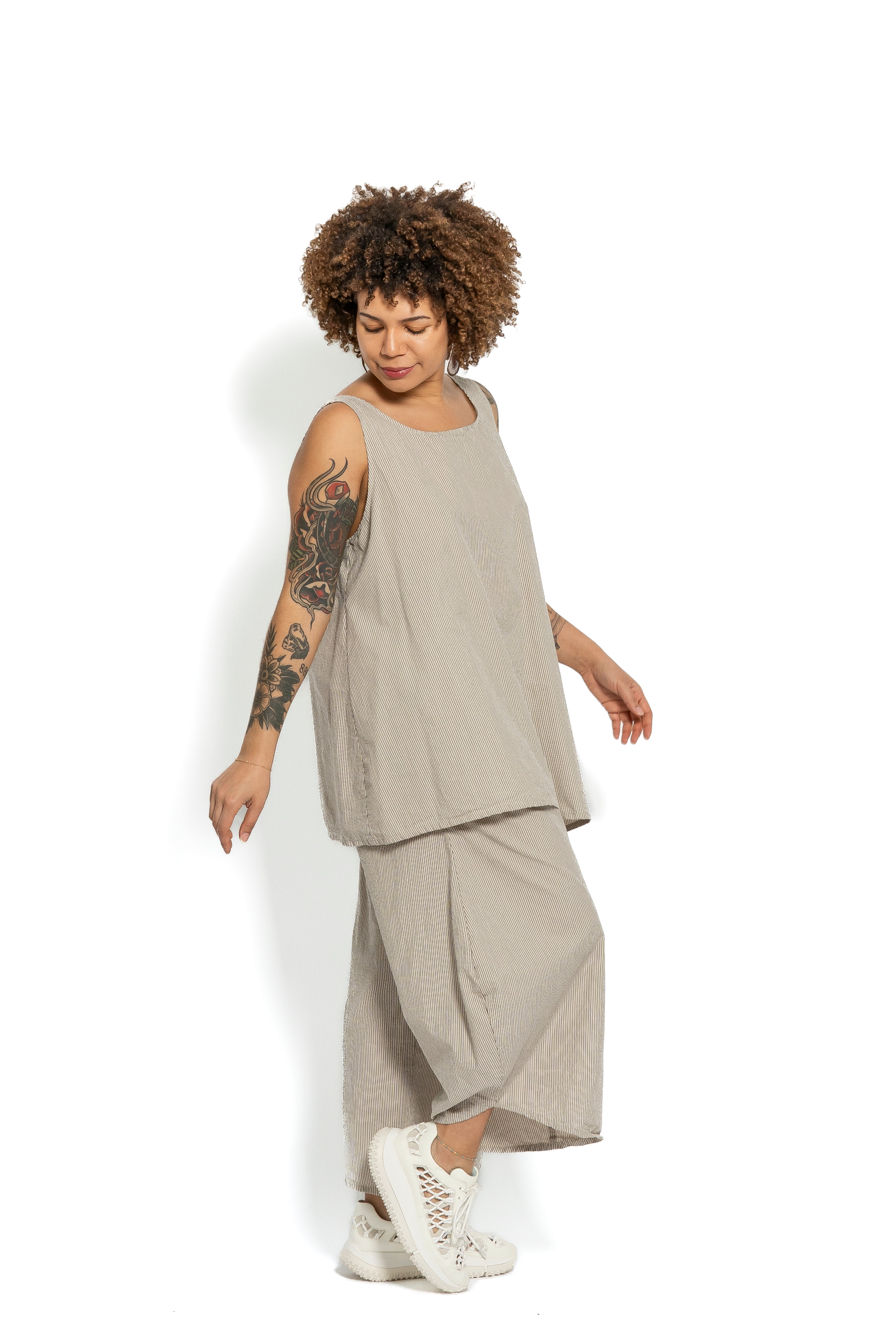 Krista Larson Basic Seersucker Top | ATELIER957