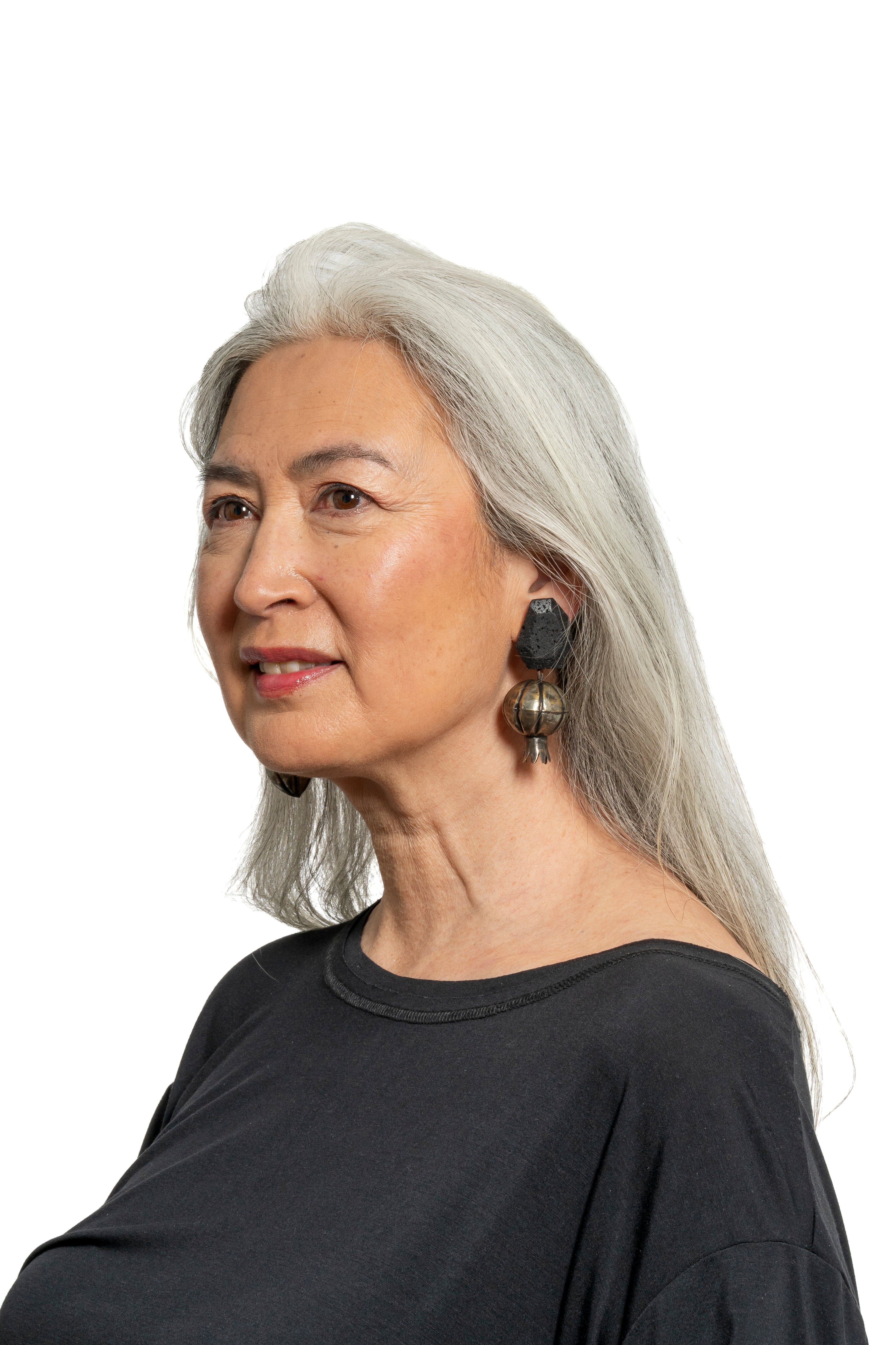 Sally Bass Metal Fruit Clip-On Earrings | ATELIER957