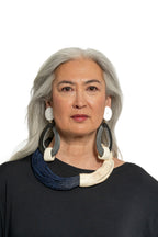 Sally Bass Silver Carved Bone Necklace | ATELIER957