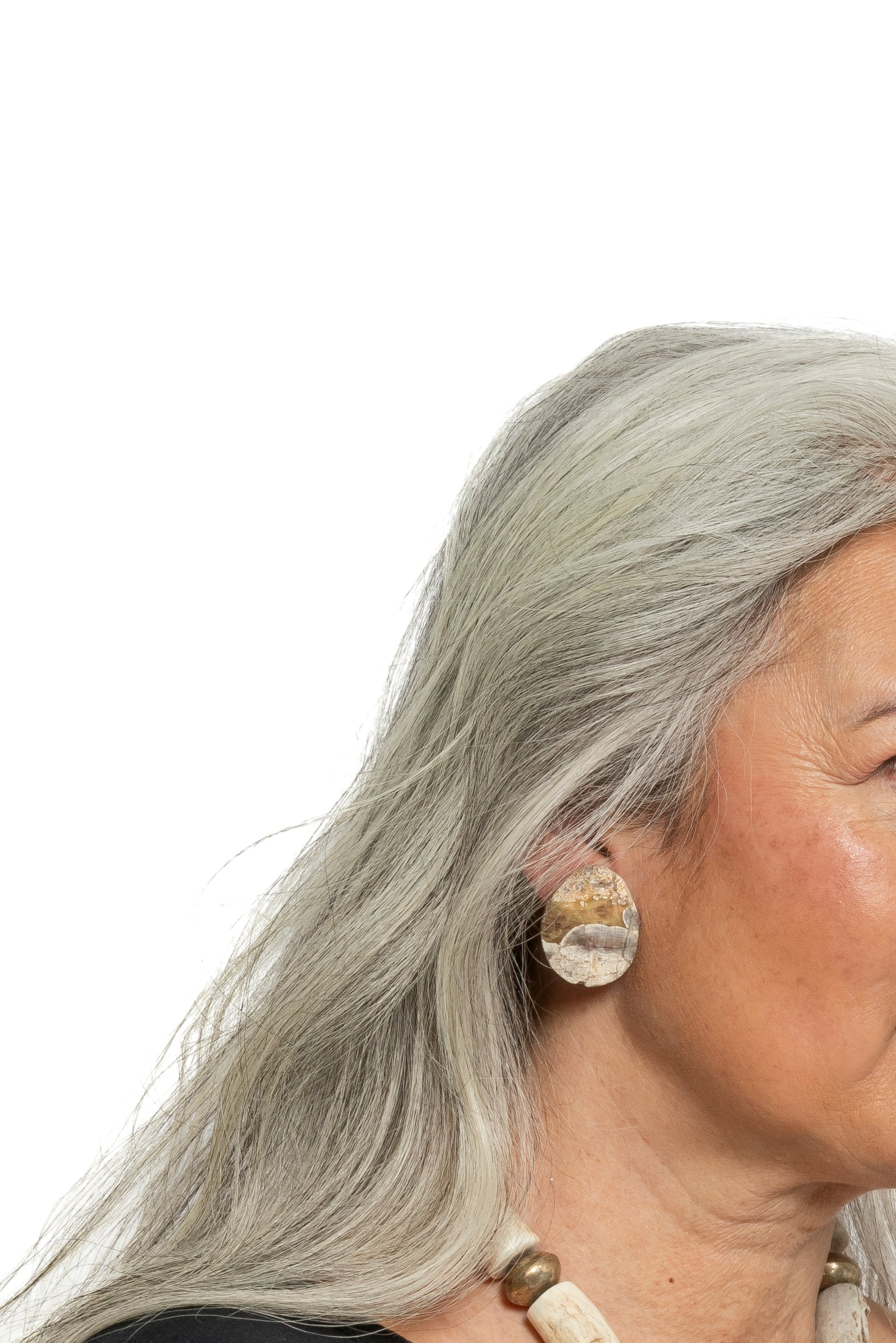 Earthy Agate Clip-On Earrings | ATELIER957