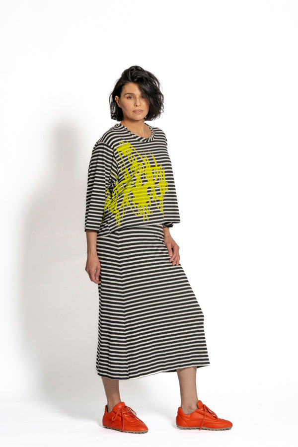 Paper Temples Stripe Skirt | ATELIER957