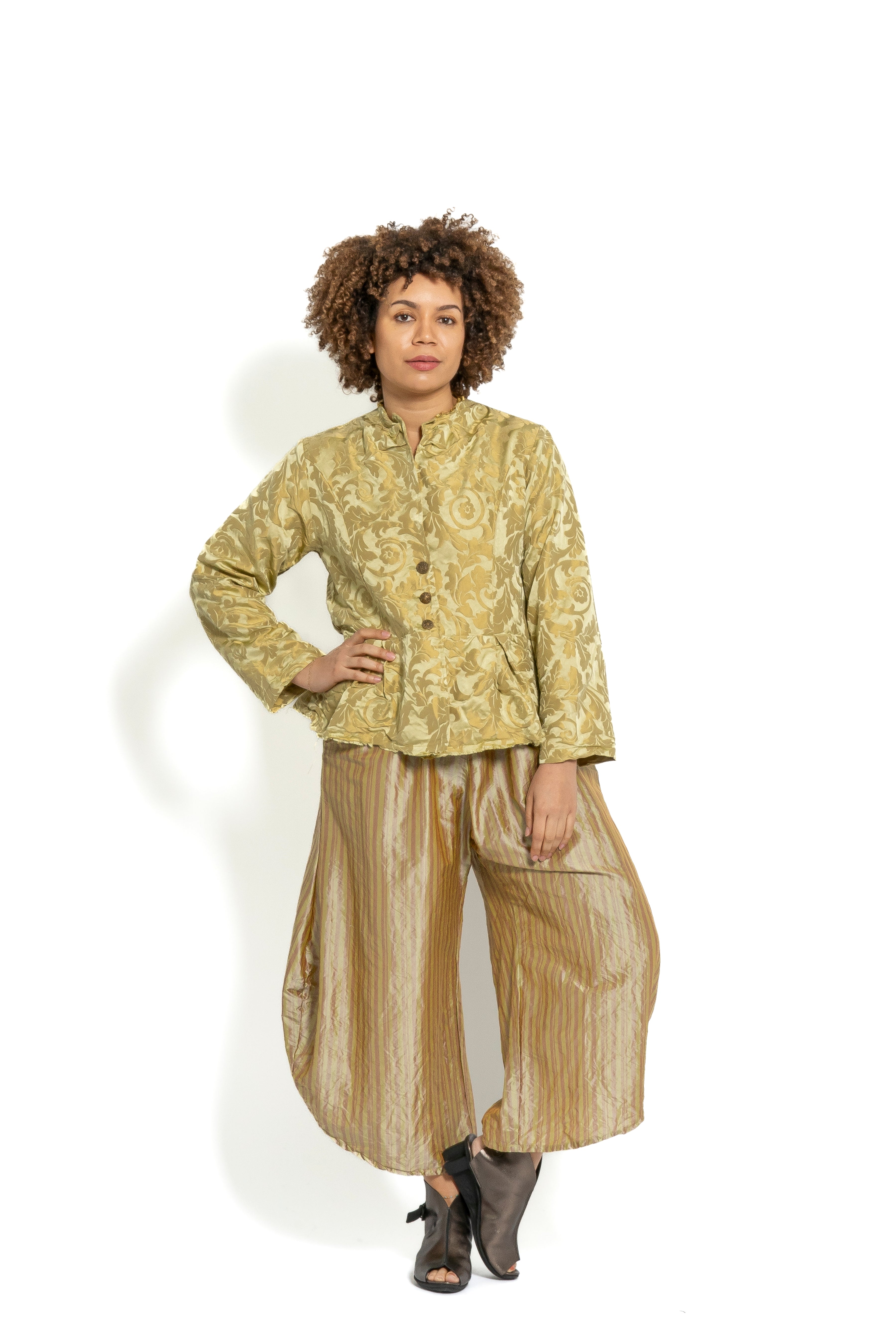 Krista Larson Basic Taffeta Pants | ATELIER957