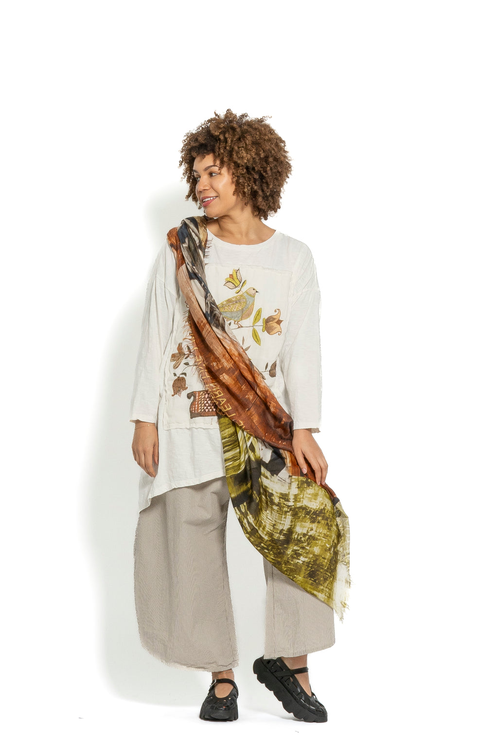 Suzi Roher Live Laugh Scarf – ATELIER957