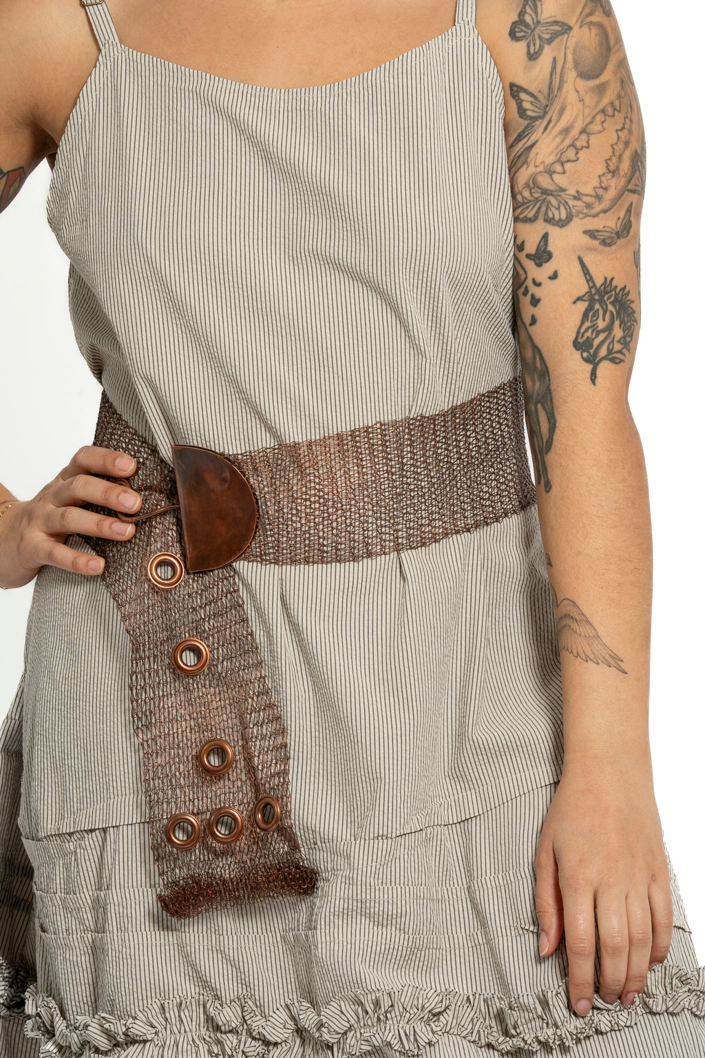 Sarah Cavender Open-Knit Mesh Belt (3 Colors) | ATELIER957