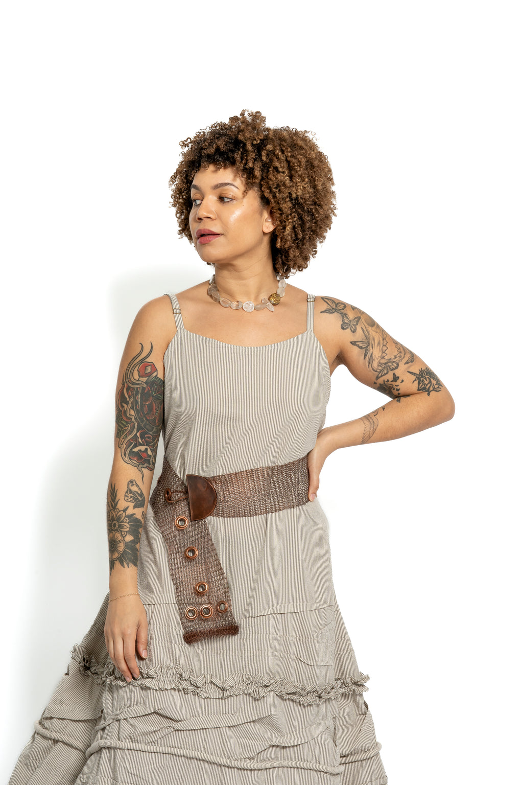 Sarah Cavender Open-Knit Mesh Belt (3 Colors) | ATELIER957