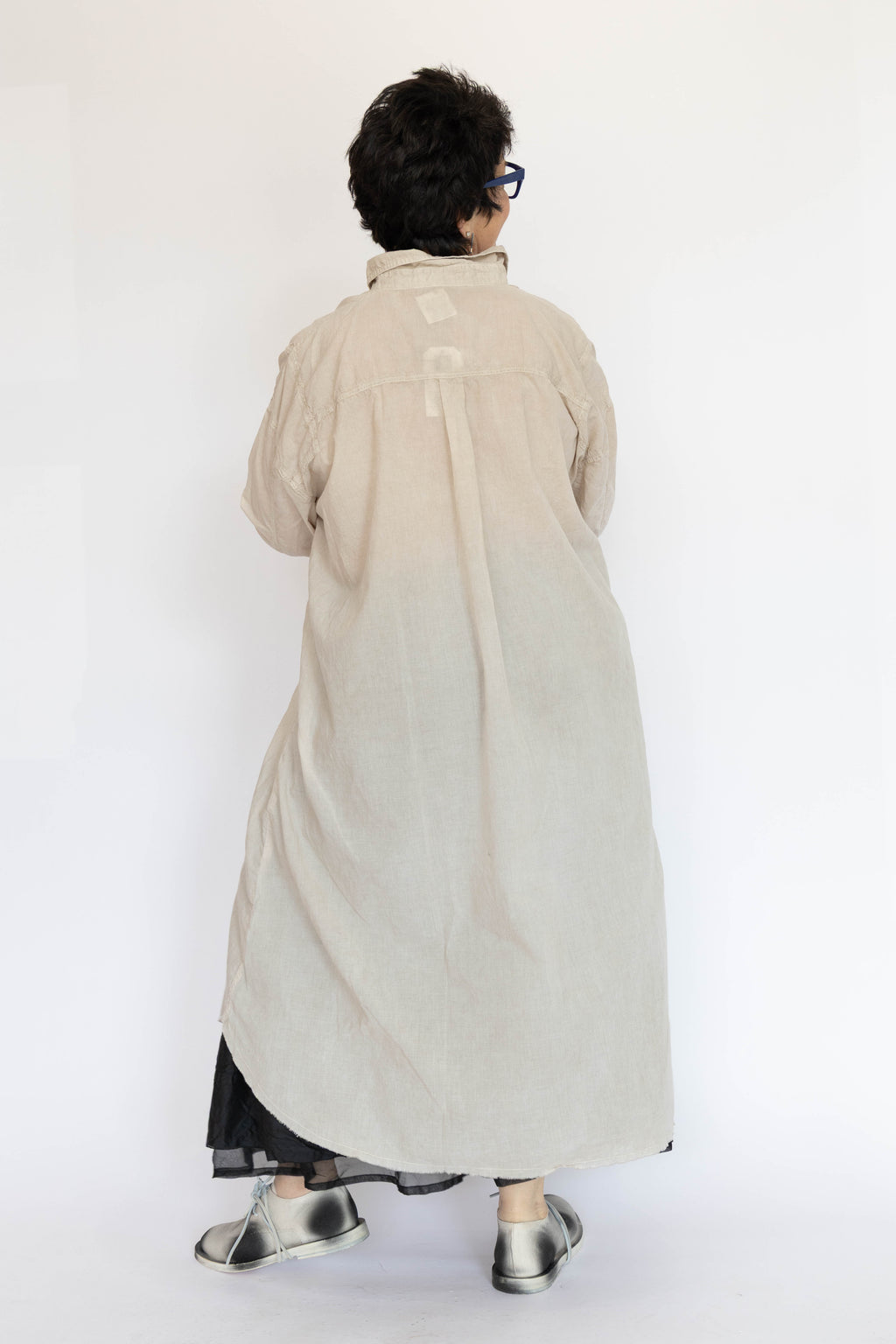 Krista Larson Voile Henley Dress | ATELIER957