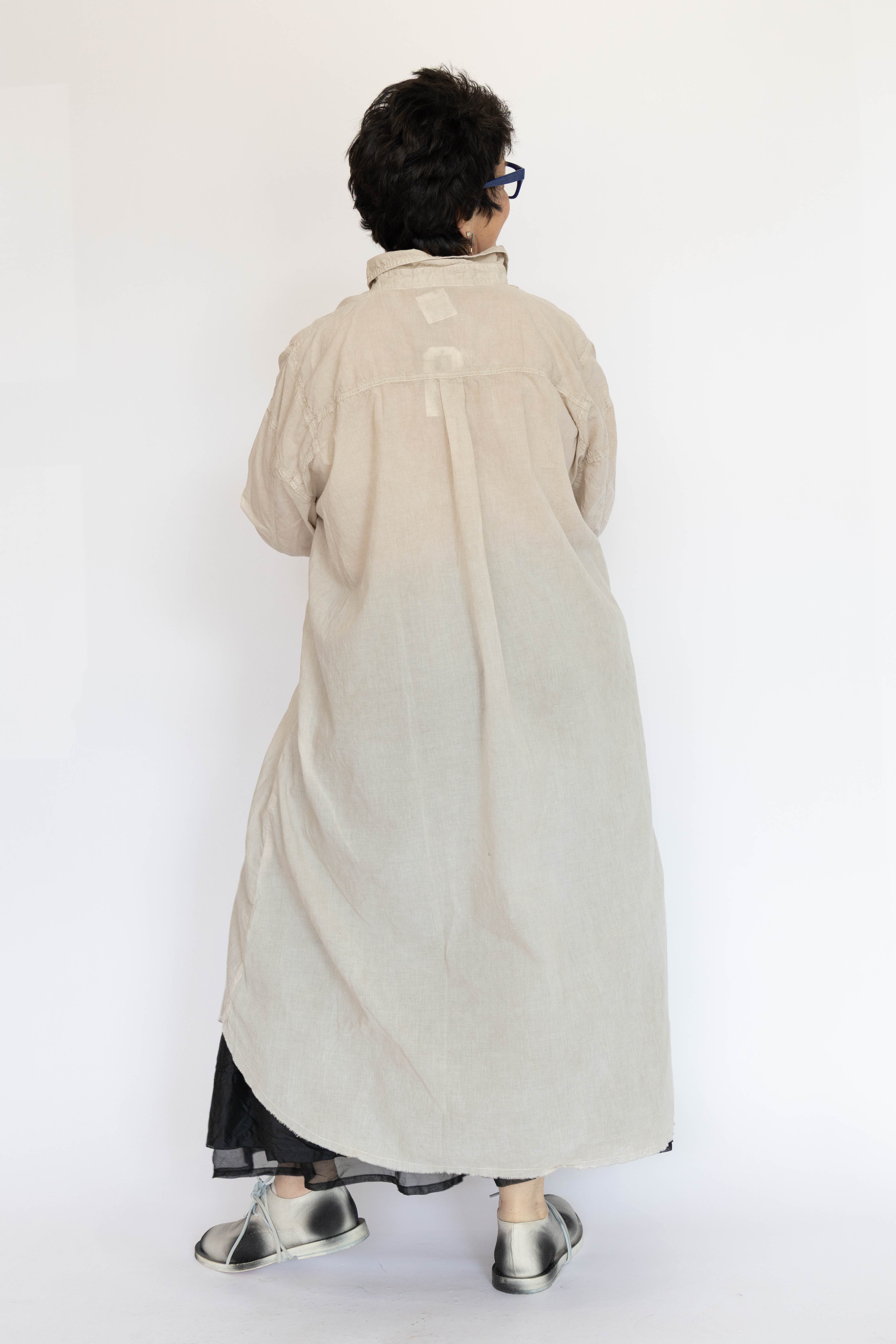 Krista Larson Voile Henley Dress | ATELIER957
