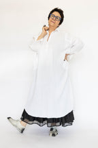 Krista Larson Gauze Henley Dress | ATELIER957