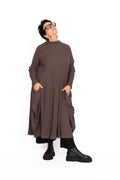 SORT AARHUS SA3123 Ribbed Dress | ATELIER957