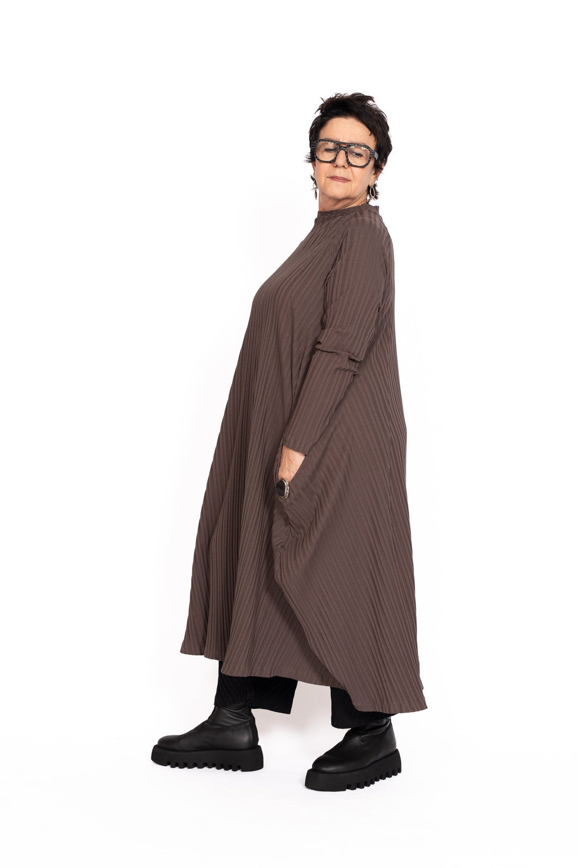 SORT AARHUS SA3123 Ribbed Dress
