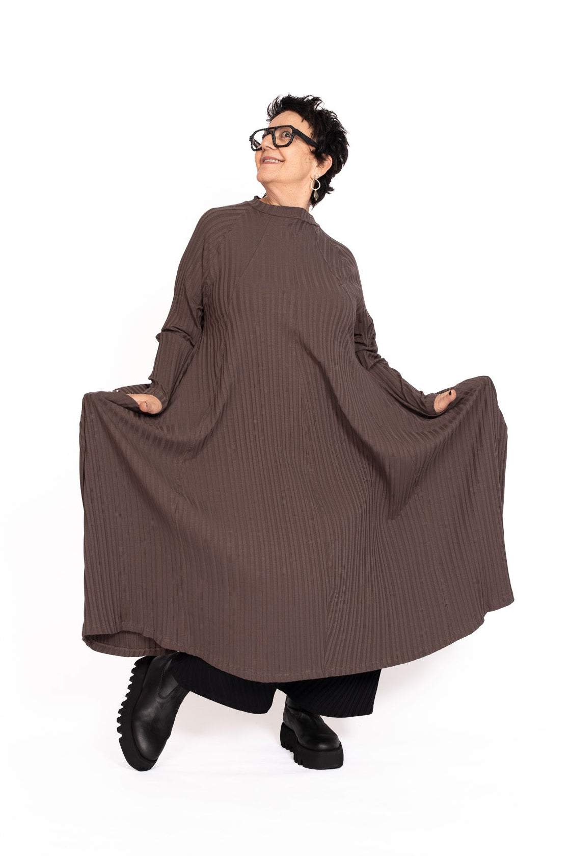 SORT AARHUS SA3123 Ribbed Dress