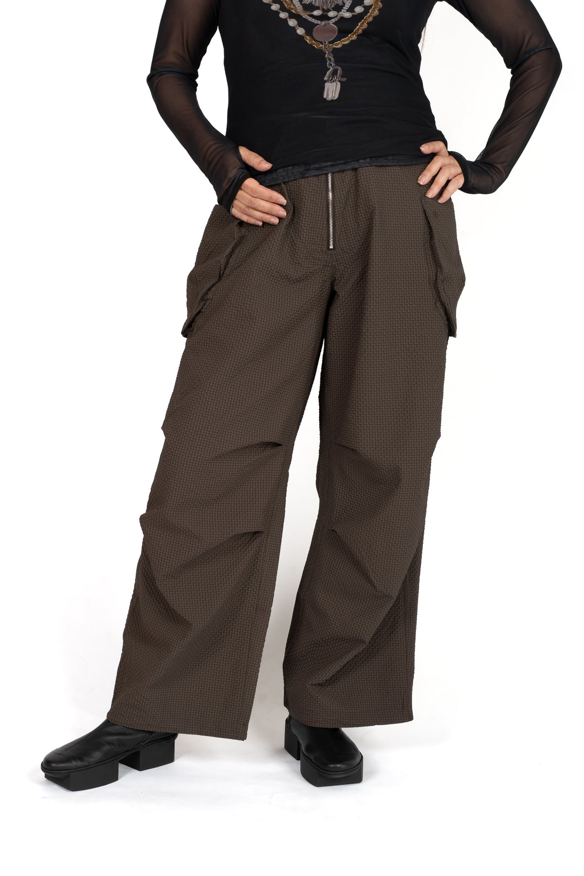 Seersucker Cargo Pant | ATELIER957