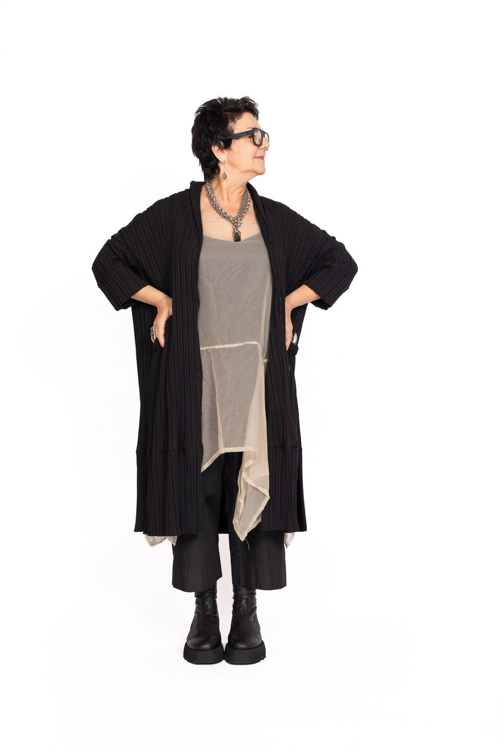 SORT AARHUS SA5119 Long Cardigan | ATELIER957