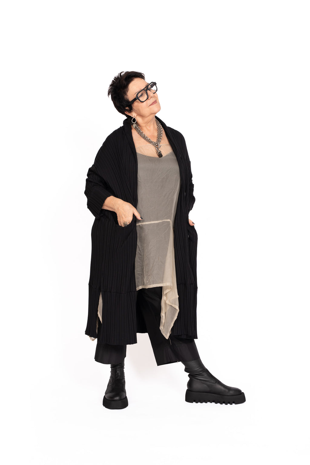 SORT AARHUS SA5119 Long Cardigan | ATELIER957