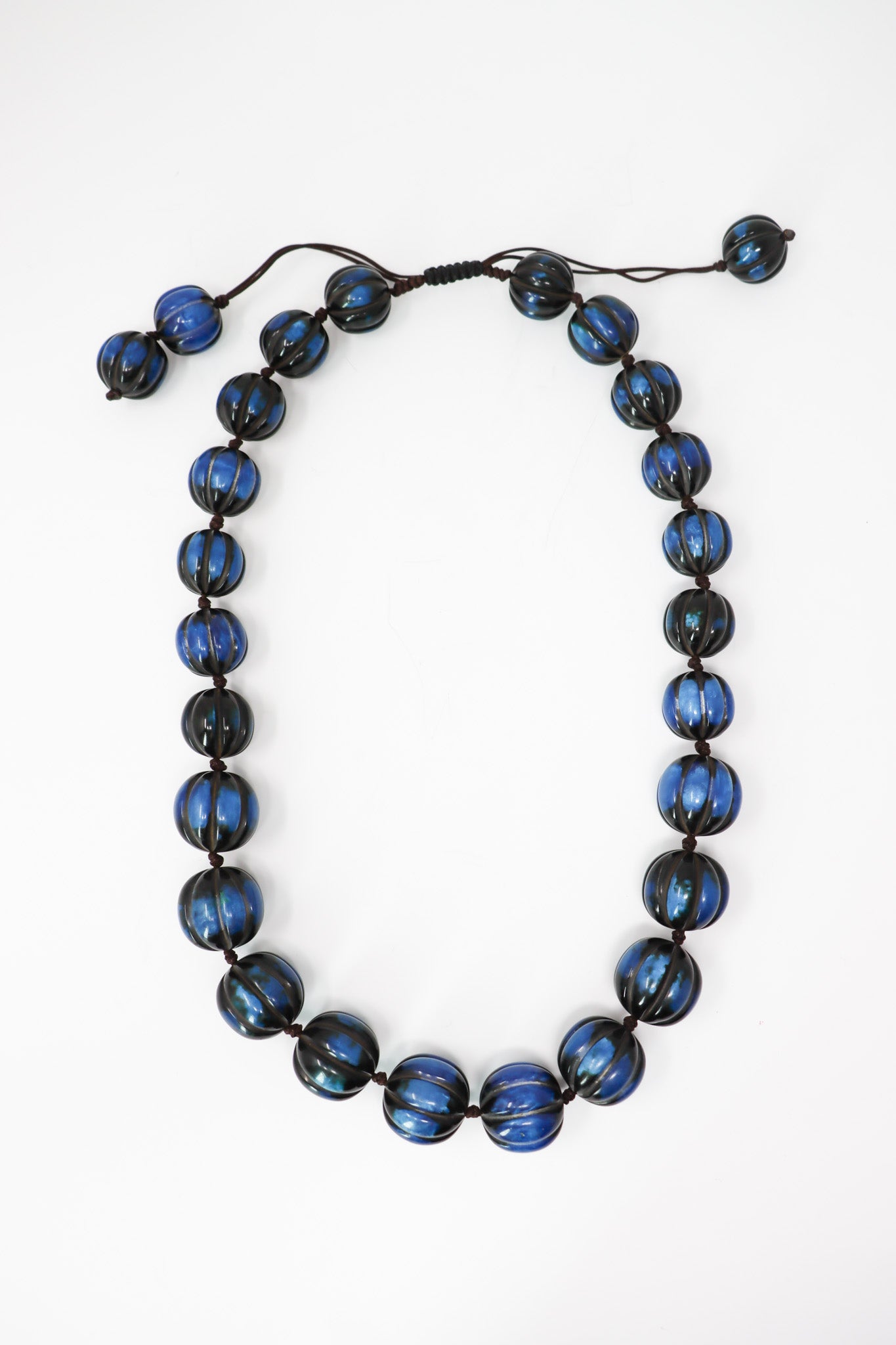 Sally Bass Adjustable Blueberry Necklace