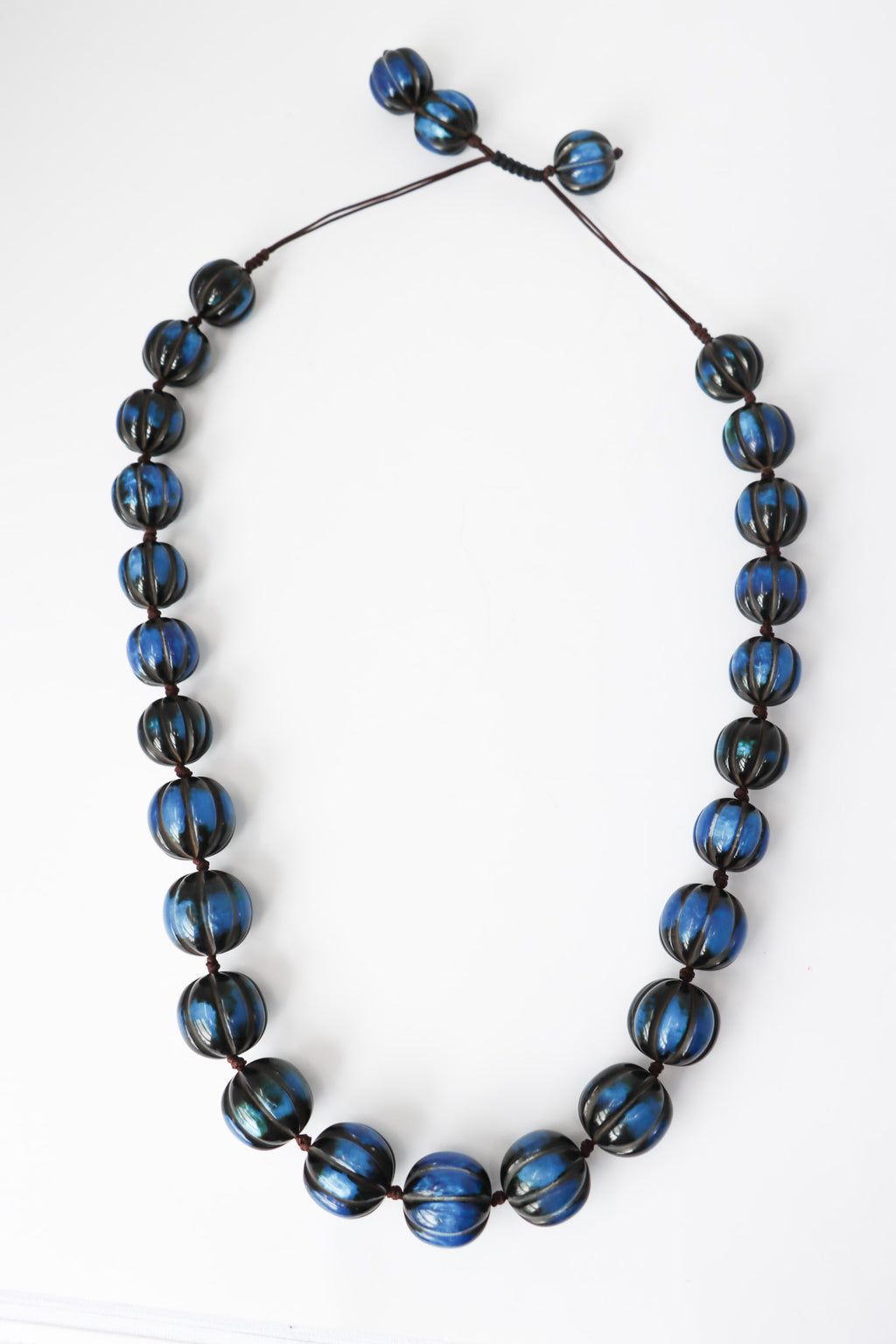Sally Bass Adjustable Blueberry Necklace