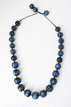 Sally Bass Adjustable Blueberry Necklace
