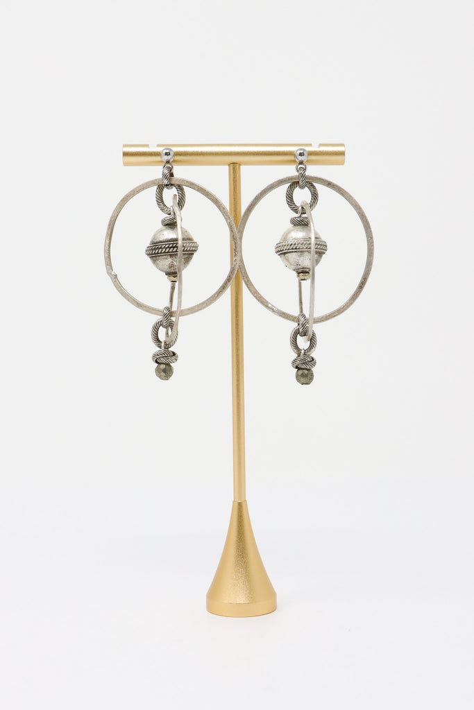 Mya Lambrecht Silver Globe Earrings | ATELIER957