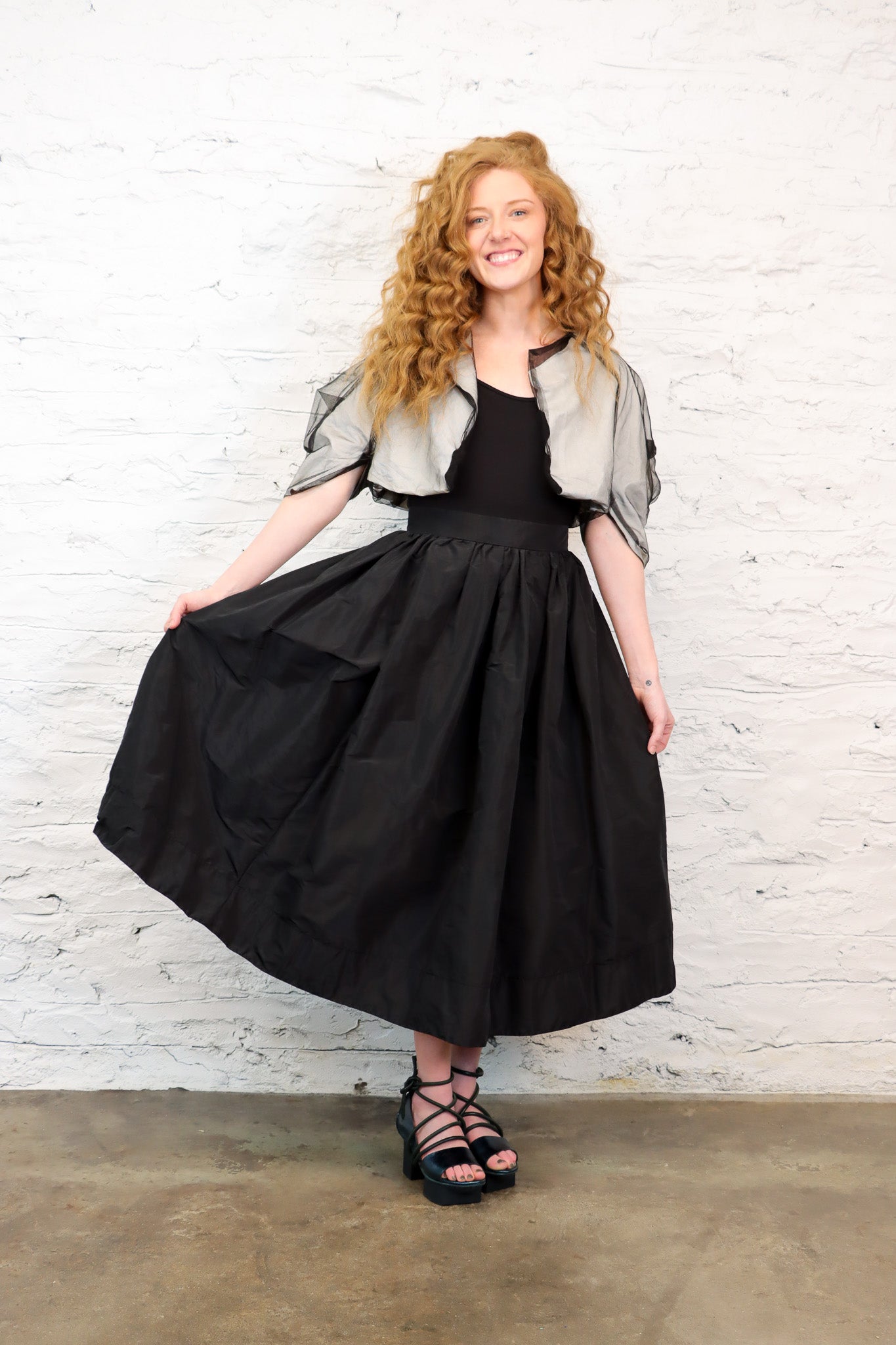 PLUSLAVIE PLÜ Button Up Skirt I ATELIER957