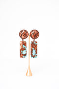 Sally Bass Turquoise Clip-On Earrings