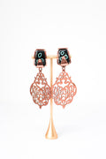 Sally Bass Copper Clip-On Earrings