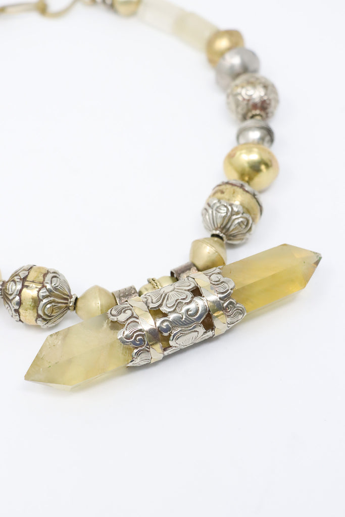 Mya Lambrecht Golden Fluorite Pendant Necklace | ATELIER957