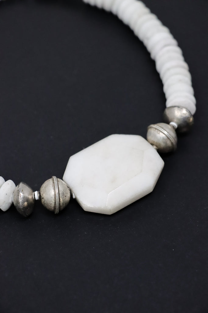 Mya Lambrecht White Quartzite Necklace | ATELIER957