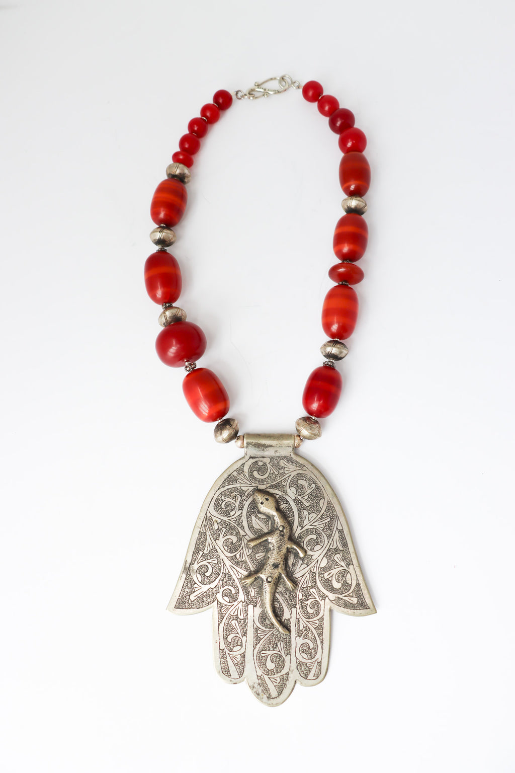 Sally Bass Moroccan Hamsa Necklace