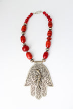 Sally Bass Moroccan Hamsa Necklace